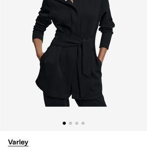 Varley Elegant Black Wrap Jacket